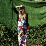 vestido estampado