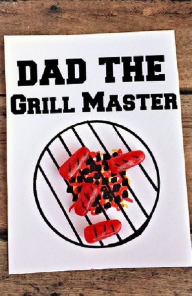 Tarjetas dia del padre parrill 