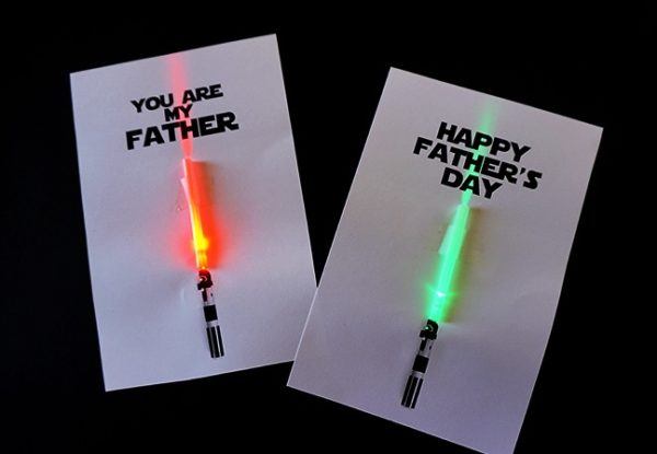 Tarjetas dia del padre star wars 